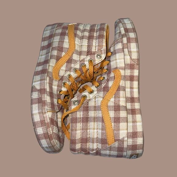 Unisex All Fabric Uppers Vans Retro Prep Sk8-Hi Plaid Sneakers Size M 7.5 W9 - Picture 3 of 8